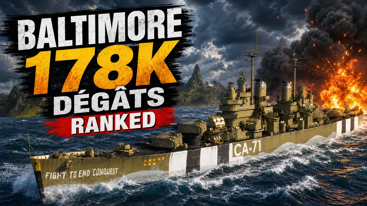 Baltimore in Ranked: 178K damage battle analysis